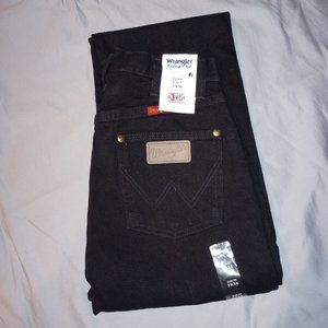 Black Wrangler Cowboy Cut Size 7x34 NWT